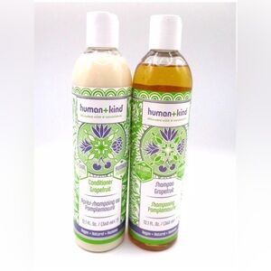 Human+Kind Grapefruit Shampoo and Conditioner Set